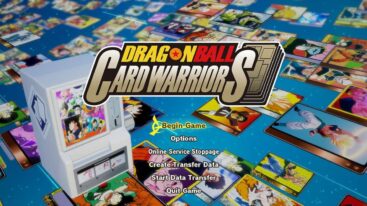 Dragon Ball Card Warriors Start Screen