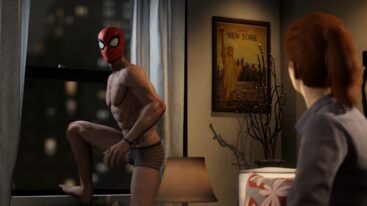 Marvels Spider Man 2 Peter In Undies And Mask Leaving Apartment