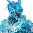 Fortnite Rimebound Legacy Cosmetic Style for Drakon Steel Hybrid Skin