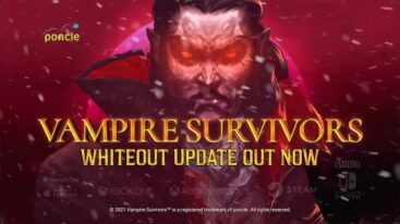 Vampire Survivors Whiteout Update Vampire Behind Words