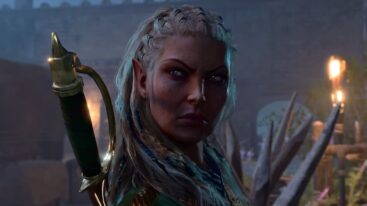 Baldurs Gate 3 Woman Looking Back