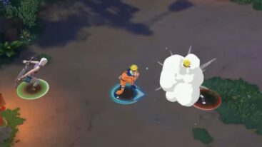 Crimson Storm Naruto And Ino Attacking