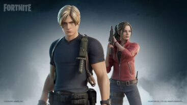 Leon Kennedy Claire Redfield Fortnite Skins With Weapon