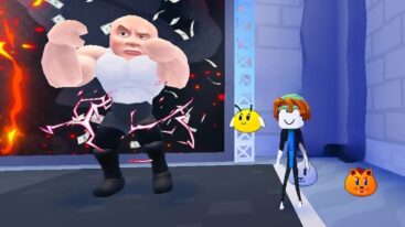 Roblox Bodybuilder Simulator Roblox Avatar Standing Next To The Stone