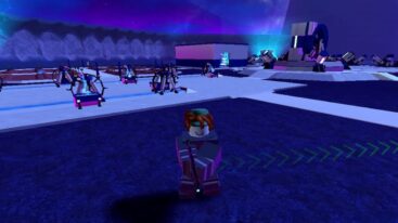 Roblox Space Outpost Tycoon 2 Avatar Standing Outside Base