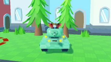 Roblox Tank Race Sitting In A Tank With Dragon Behind