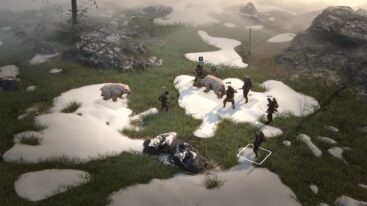Wartales Company Fighting Bears