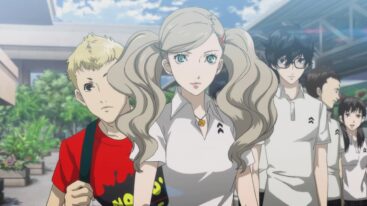Persona Five Anime Students In Nice Area