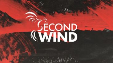 Second Wind Logo With Lion Type Look