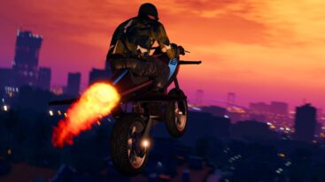 Gta 5 Grand Theft Auto V Player On Bike That Flies