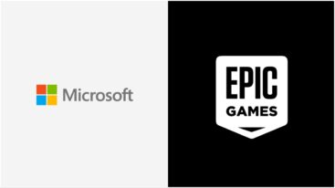 Microsoft Epic Games Logo Side By Side