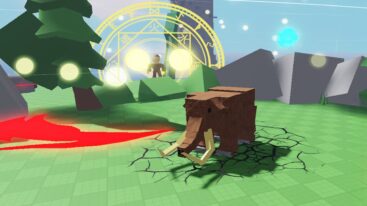 Roblox Blox Fruits But Bad Mammoth Breaking The Ground And Shining Light Behind