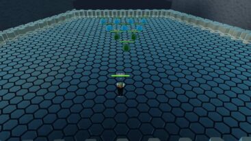 Roblox Hex Defenders About To Face Off Against Enemies On A Hexagon Surface