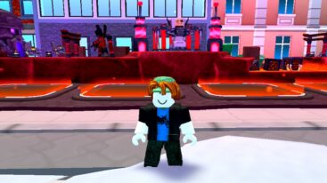 Roblox Skibidi Tower Defense Standing In Front Of Stage