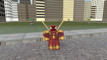 Roblox Spider Man City Iron Spider Man With Thugs Behind Him