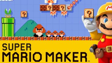 Super Mario Maker With Goombas And Building Level