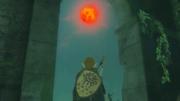 The Legend Of Zelda Tears Of The Kingdom Zelda Looking At Red Ball