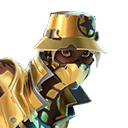 Fortnite Auric Legacy Cosmetic Style for Skull Scout Skin