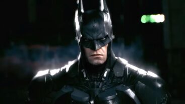 Batman Arkham Knight Staring At Camera Menacingly