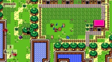 Links Awakening Link In Grass