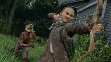 The Last Of Us Part Ii Zombie About To Get Archer