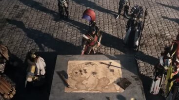 Total War Warhammer 3 Commanders Looking At A Map