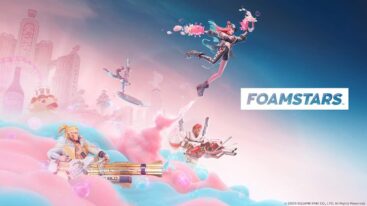 Foamstars Characters Sliding Through Foam