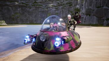 Hovertank Sand Land Players Inside
