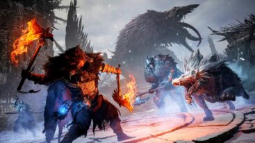 Lords Of The Fallen Man Fighting Wolf