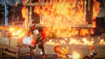 Palworld Pals Burning Things With Fire
