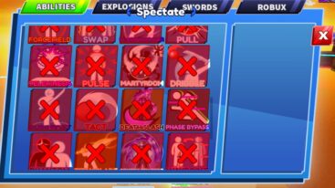 Roblox Blade Ball All Red Abilities