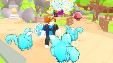 Roblox Bubble Gum Haven Blowing Bubbles With Blue Pets
