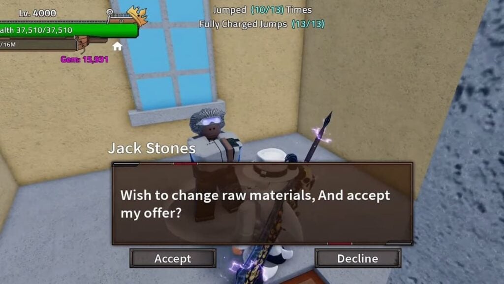 Roblox King Legacy Jack Stones