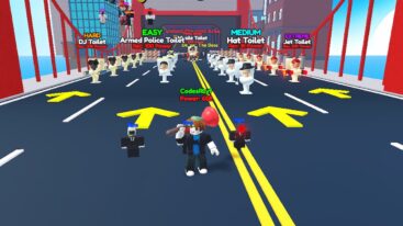 Roblox Toilet War Simulator Standing With Heroes In Front Of An Army Of Toilets
