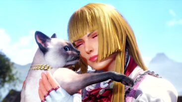 Tekken 8 Girl Hugging Cat