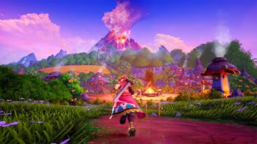 Visions Of Mana Running To Volcano