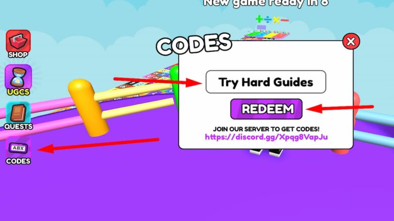 UGC Math Block Race Codes (June 2026) - Try Hard Guides