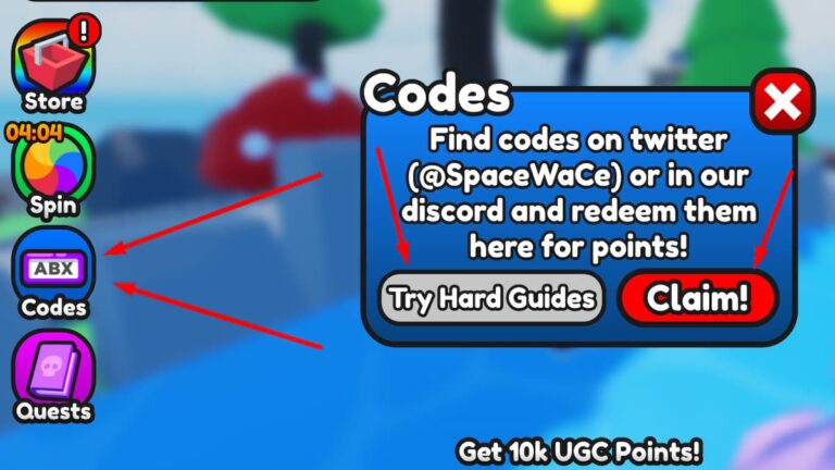 Play For UGC Codes [Asean] (March 2026) - Try Hard Guides