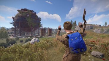 Rust Player With Bow Surrendering