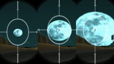 Gta Grand Theft Auto Sa San Andreas Moon Size Sniper Change