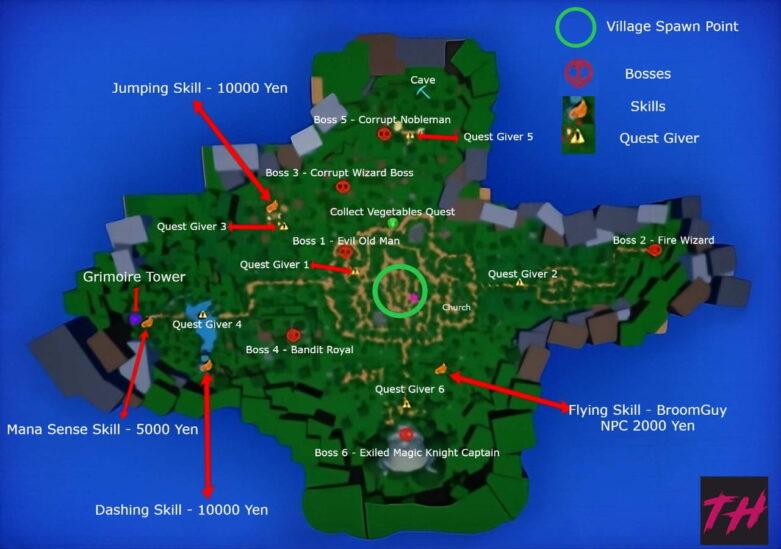 Grimoires Era Map Guide - Locations, Quests, & More! [Update 2] - Try ...
