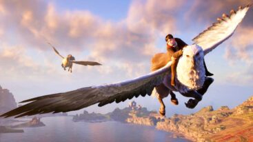 Hogwarts Legacy Flying On Bird Gryphon