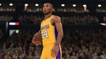 Kobe 2k Nba 24 With Ball In Stadium