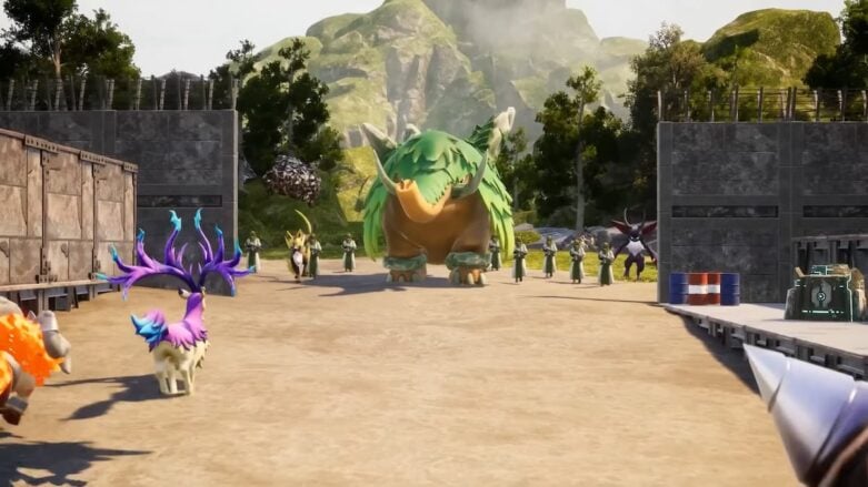 Palworld Weird Army With Weapons And Bigmonster Coming Into Base To Fight