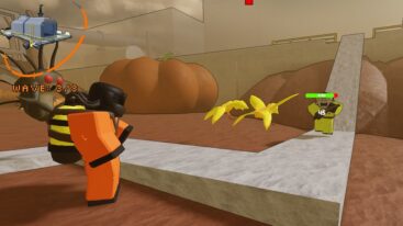 Roblolx Lethal Company Tower Defense Bird Units And More Attacking Masked Zombies