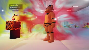Roblox Edge Mogger Scary Faze Faz Bear Glowing Red