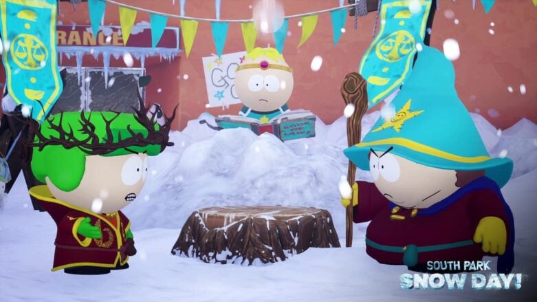 South Park Snow Day Kyle Butter Cartman Wizard Elf Warrior Ready To Fight