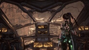 Stellar Blade Woman In Helicopter