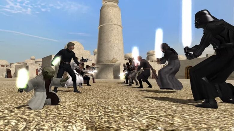 Star Wars Battlefront Classic Heros And Villains Jedi Sith Battle