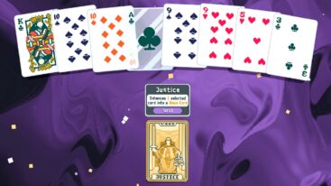 Balatro Cards On Table With Tarot